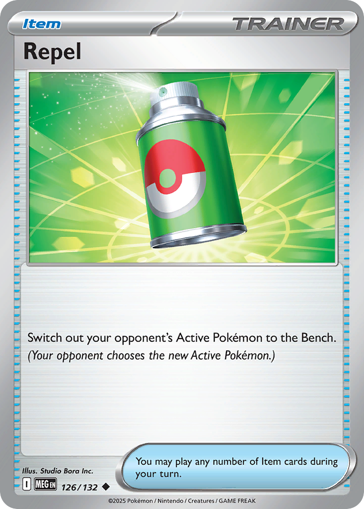 Repel - 126/132 - - MEGA EVOLUTION - Pokemon - Uncommon | AA24-92