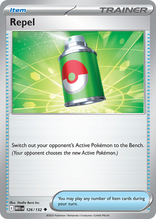Repel - 126/132 - - MEGA EVOLUTION - Pokemon - Uncommon | AA24-92