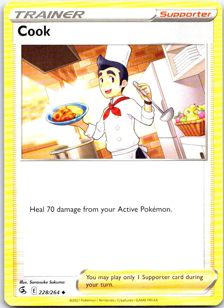 Cook - 228/264 - - FUSION STRIKE - Pokemon - Uncommon | AB16-42