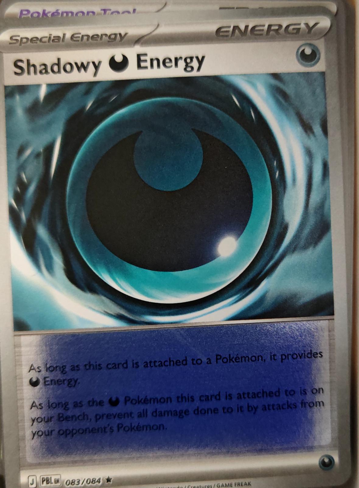 Shadowy Darkness Energy - 083/084 - Reverse Holo - PITCH BLACK - Pokemon - | AA25-51