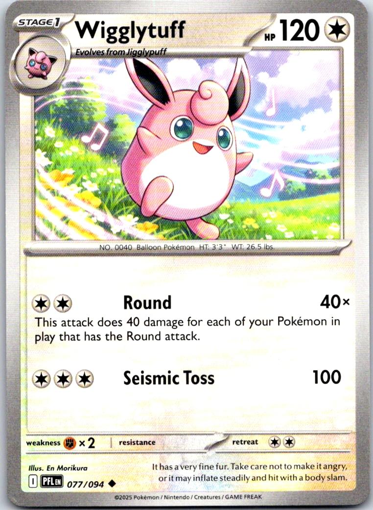 Wigglytuff - 077/094 - - PHANTASMAL FLAMES - Pokemon - Uncommon | AB11-34