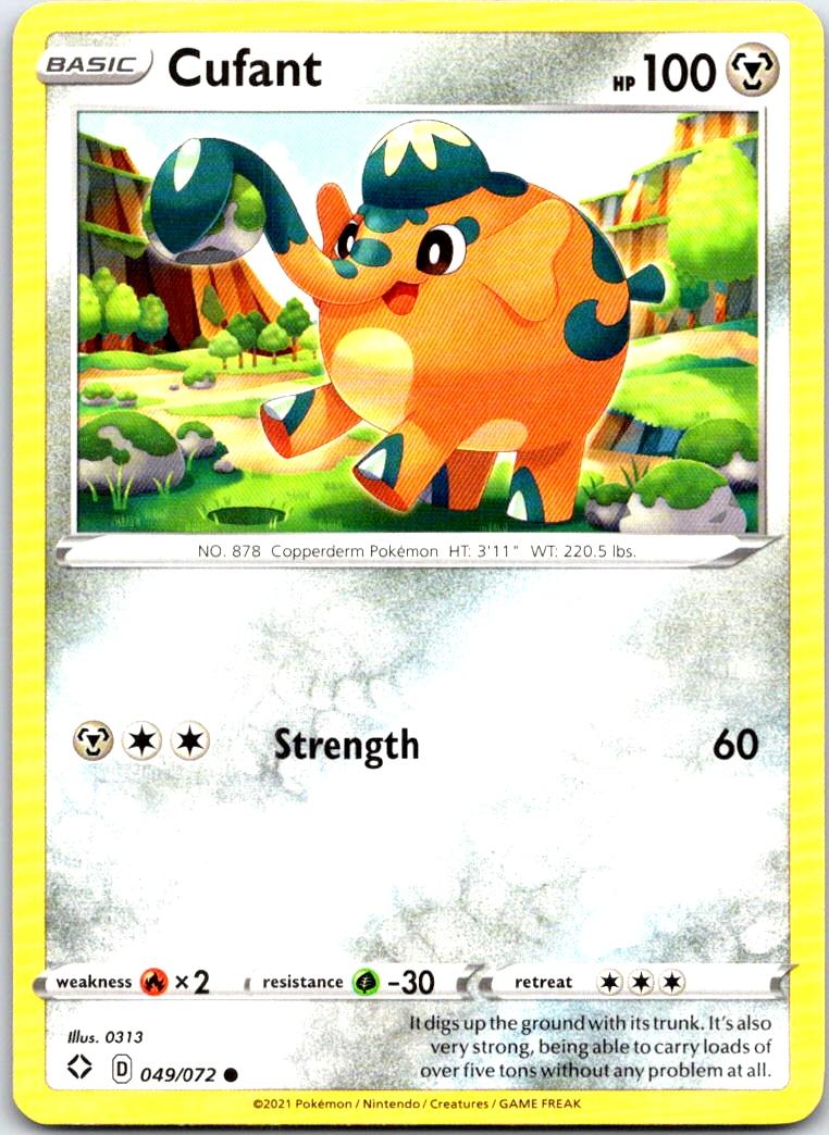 Cufant - 049/072 - - SHINING FATES - Pokemon - Common | AB43-13