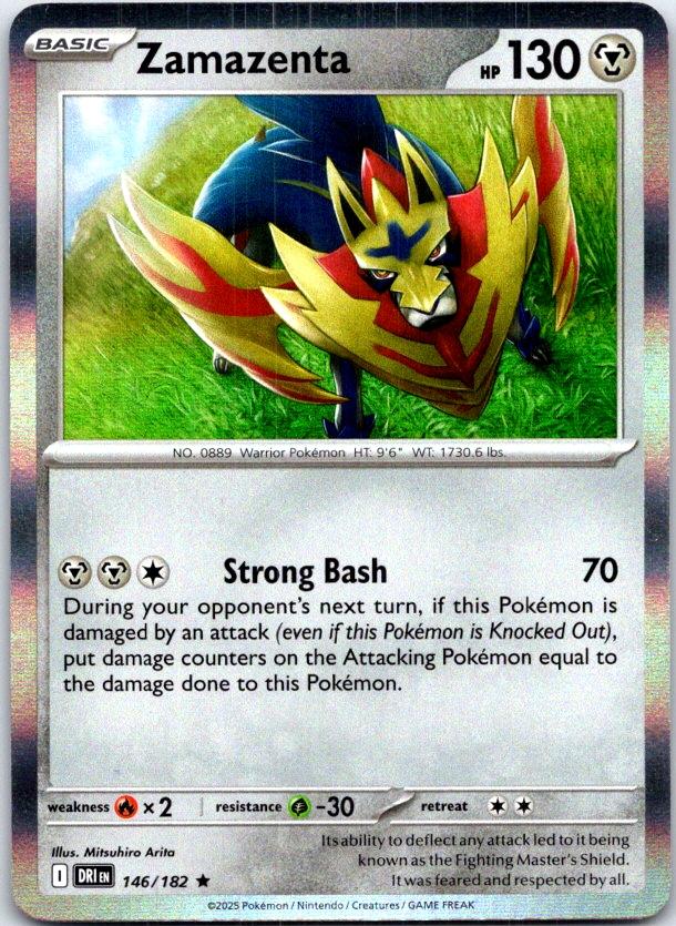 Zamazenta - 146/182 - Holo - DESTINED RIVALS - Pokemon - Rare | AB99-2