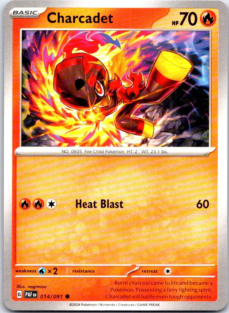 Charcadet - 014/091 - - PALDEAN FATES - Pokemon - Common | AB24-13