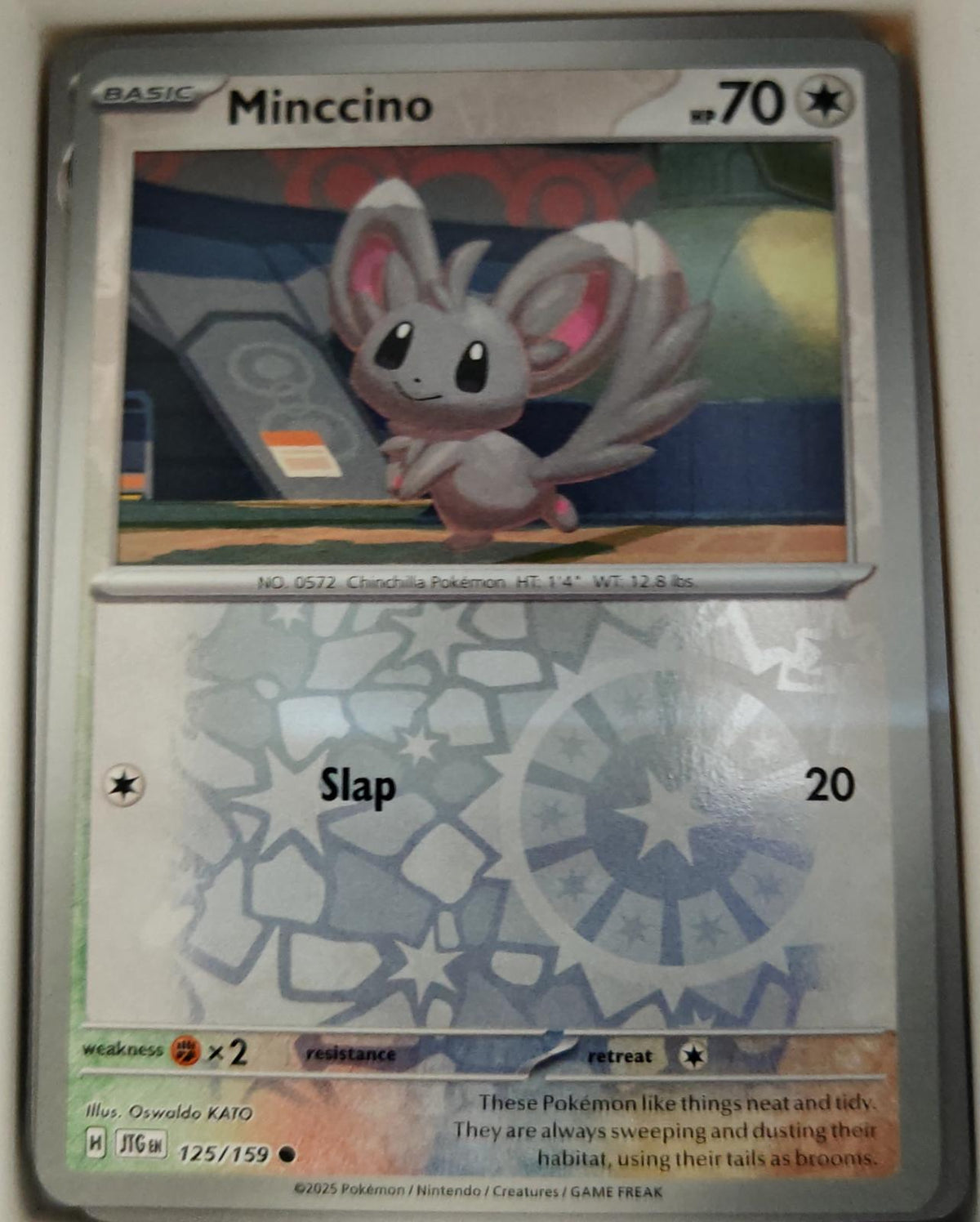 Minccino - 125/159 - Reverse Holo - JOURNEY TOGETHER - Pokemon - | AA20-27