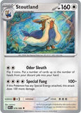 Stoutland - 076/086 - - WHITE FLARE - Pokemon - Uncommon | AA43-93