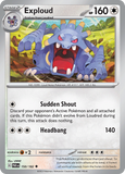 Exploud - 150/182 - - PARADOX RIFT - Pokemon - Uncommon | AA39-29
