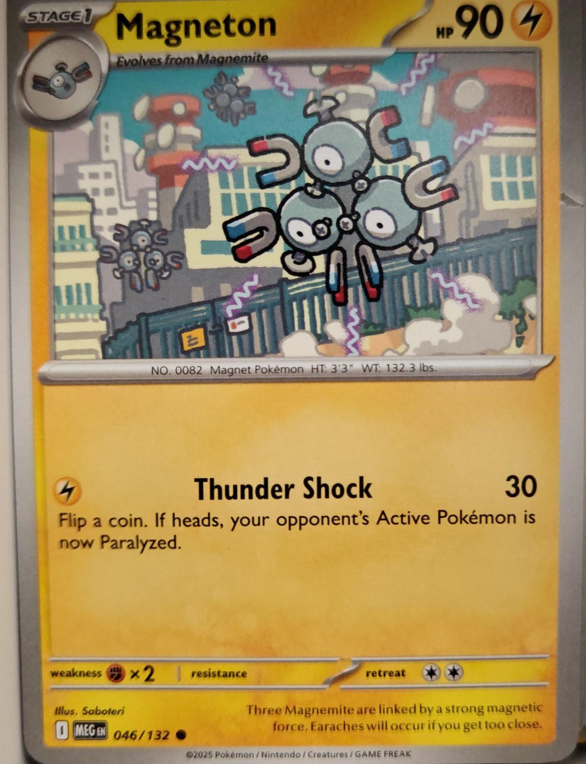 Magneton - 046/132 - - MEGA EVOLUTION - Pokemon - Common | AA03-43