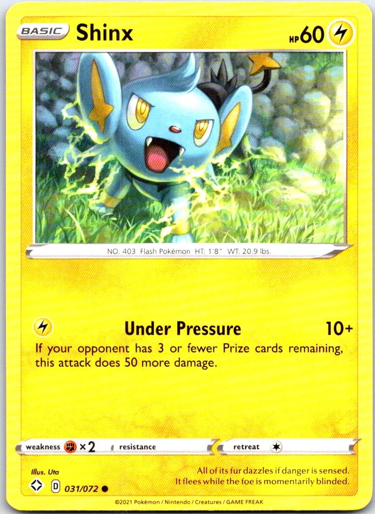 Shinx - 031/072 - - SHINING FATES - Pokemon - Common | AB43-10