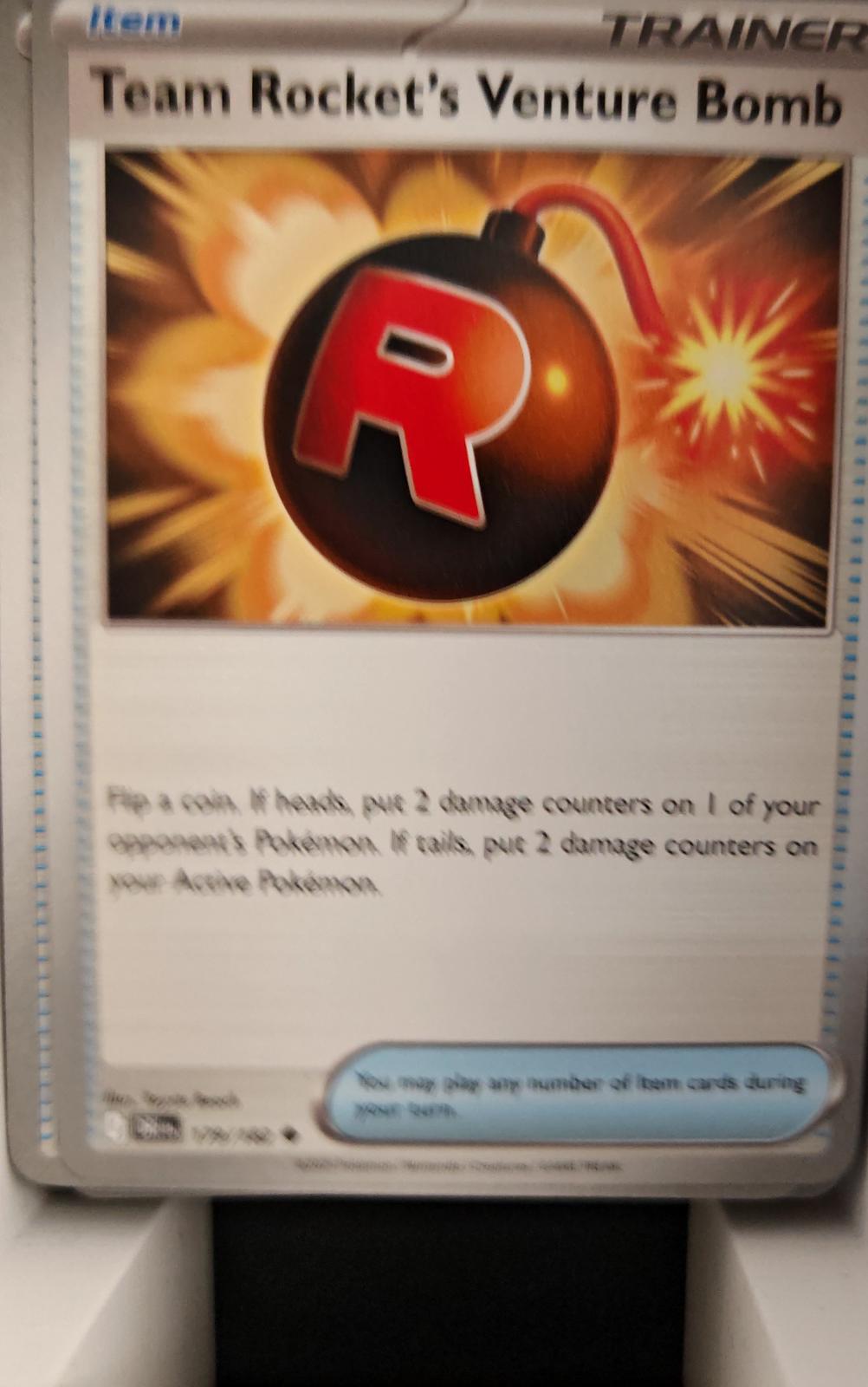 Team Rocket's Venture Bomb - 179/182 - - DESTINED RIVALS - Pokemon - | AA24-74