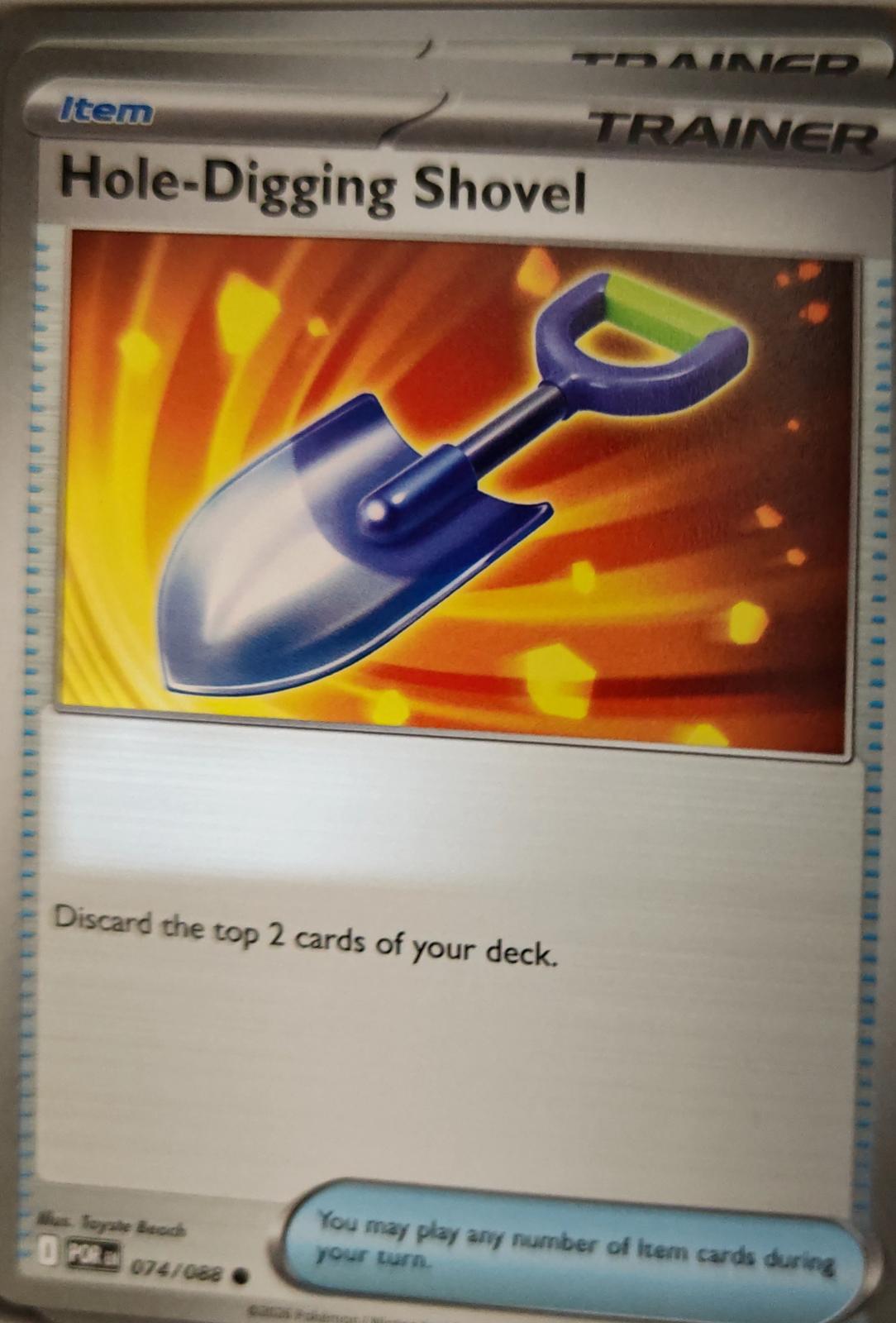 Hole-Digging Shovel - 074/088 - - PERFECT ORDER - Pokemon - Common | AA15-52