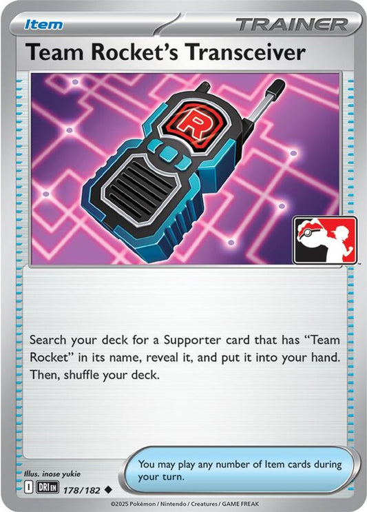 Team Rocket's Transceiver - 178/182 - - PRIZE PACK SERIES CARDS - Pokemon - | AA41-50