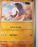 Drilbur - 046/084 - - PITCH BLACK - Pokemon - Common | AA36-74