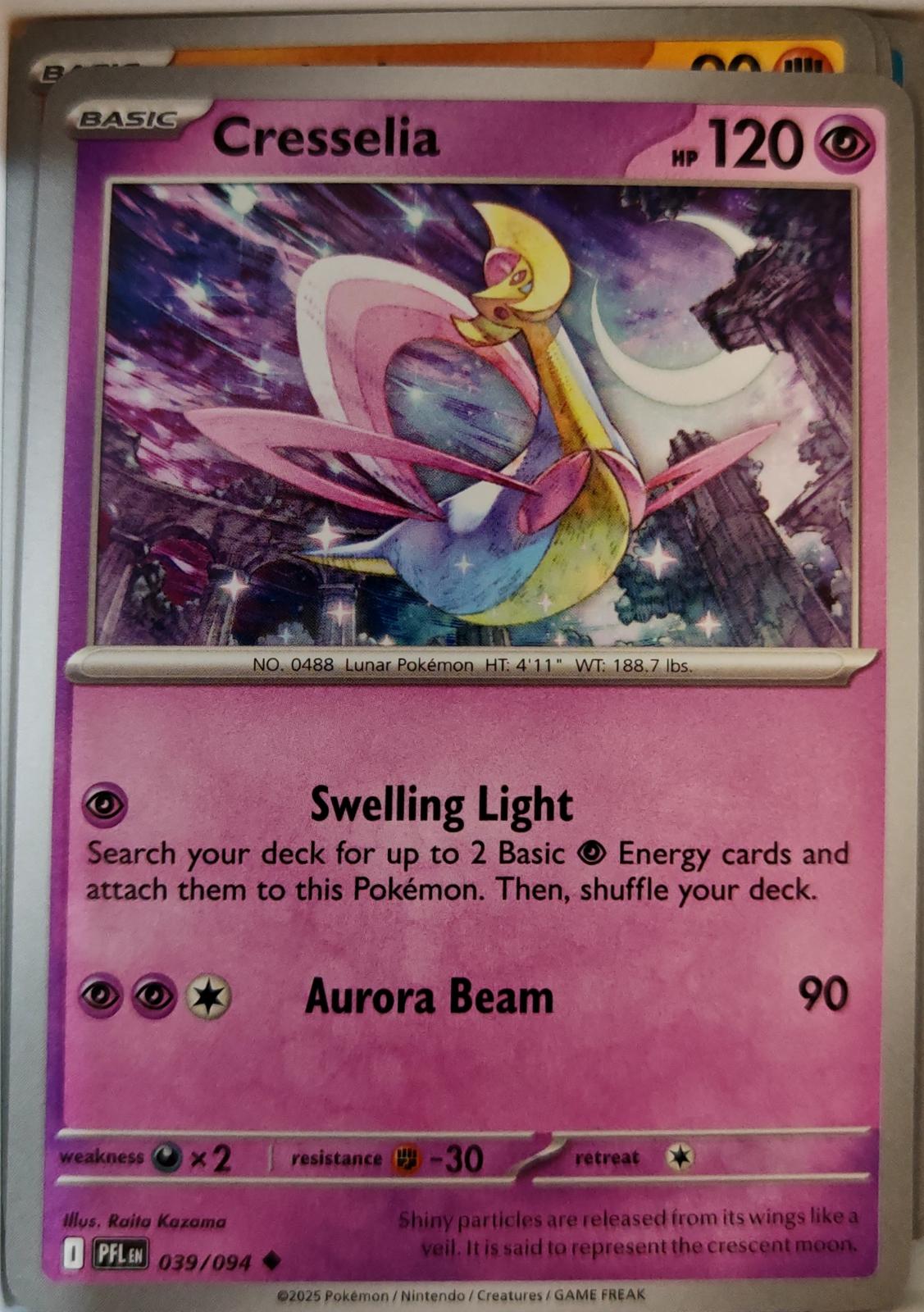 Cresselia - 039/094 - - PHANTASMAL FLAMES - Pokemon - Uncommon | AA07-13