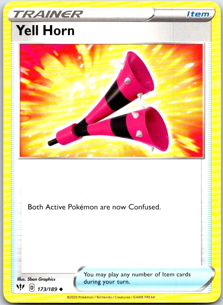 Yell Horn - 173/189 - - DARKNESS ABLAZE - Pokemon - Uncommon | AA118-15