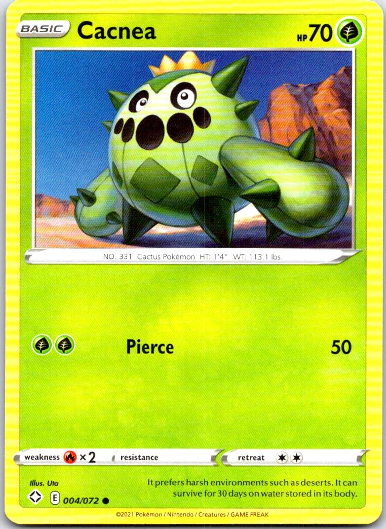 Cacnea - 004/072 - - SHINING FATES - Pokemon - Common | AB96-27