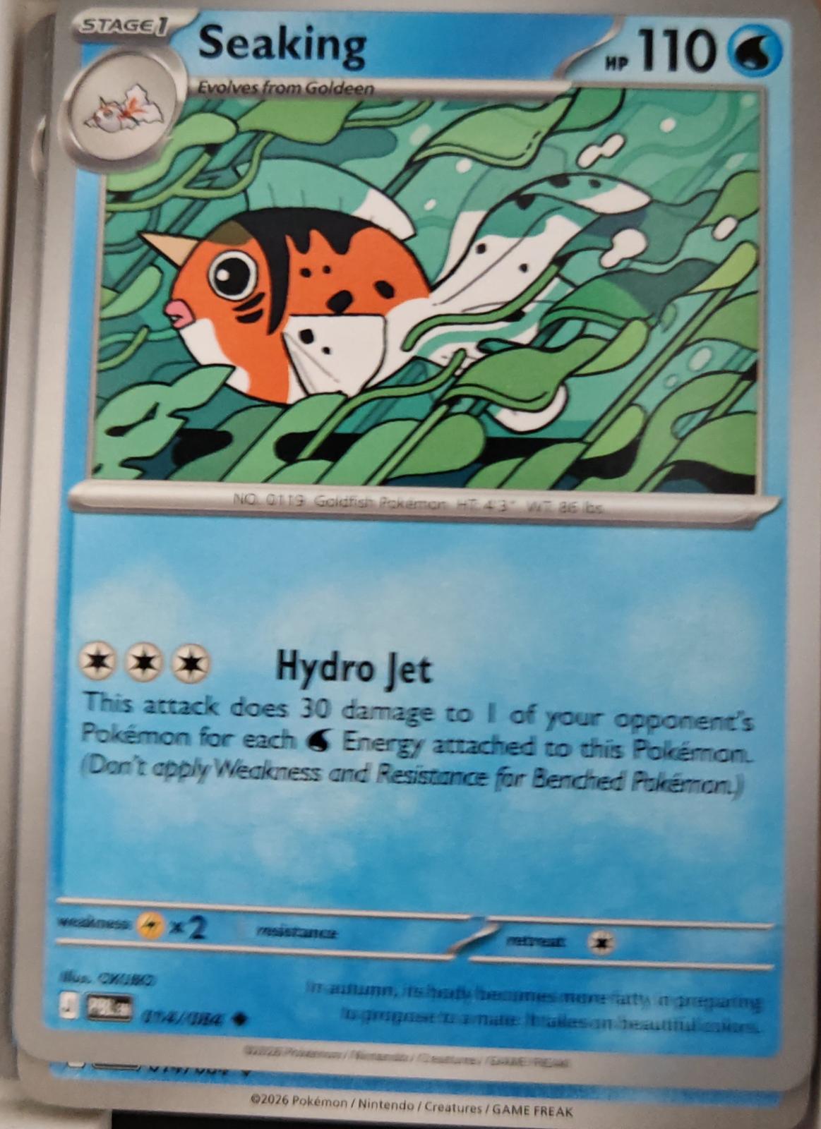 Seaking - 014/084 - - PITCH BLACK - Pokemon - Uncommon | AA28-18