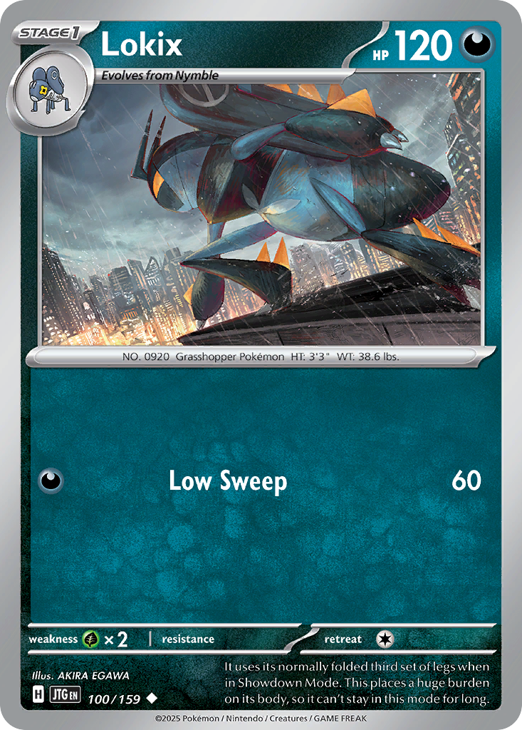 Lokix - 100/159 - - JOURNEY TOGETHER - Pokemon - Uncommon | AA50-3