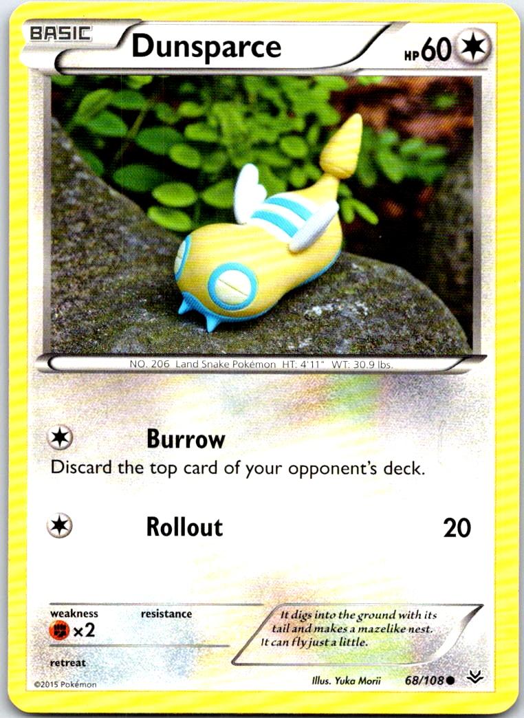 Dunsparce - 68/108 - - ROARING SKIES - Pokemon - Common | AB72-23