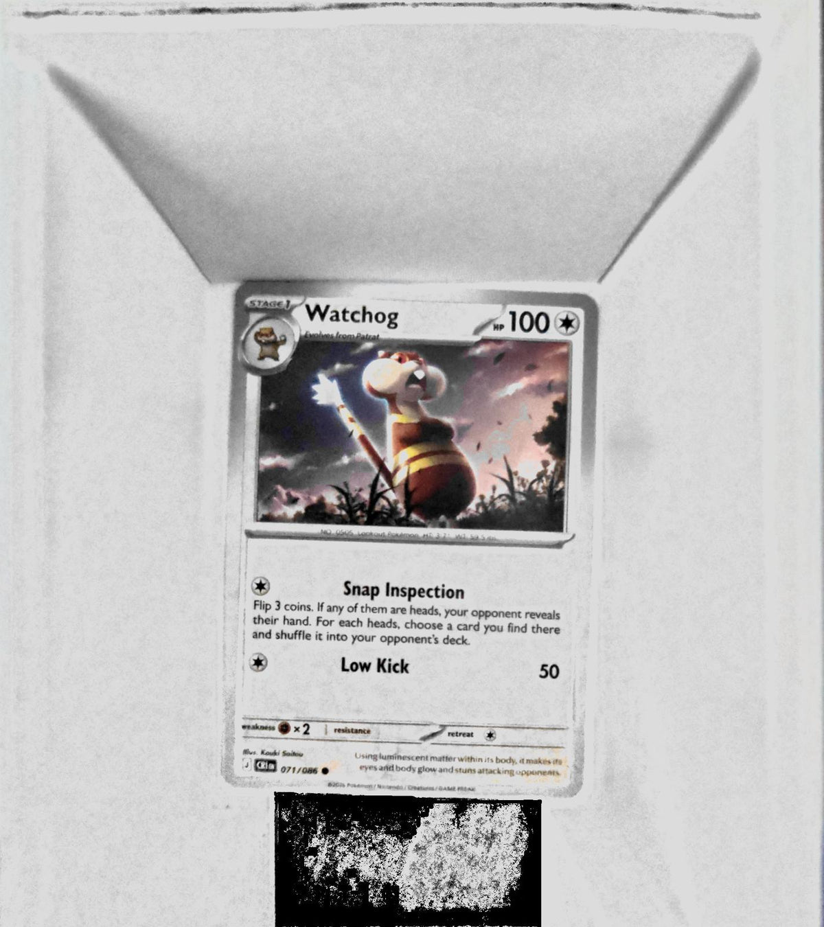 Watchog - 071/086 - - CHAOS RISING - Pokemon - Common | AA54-1
