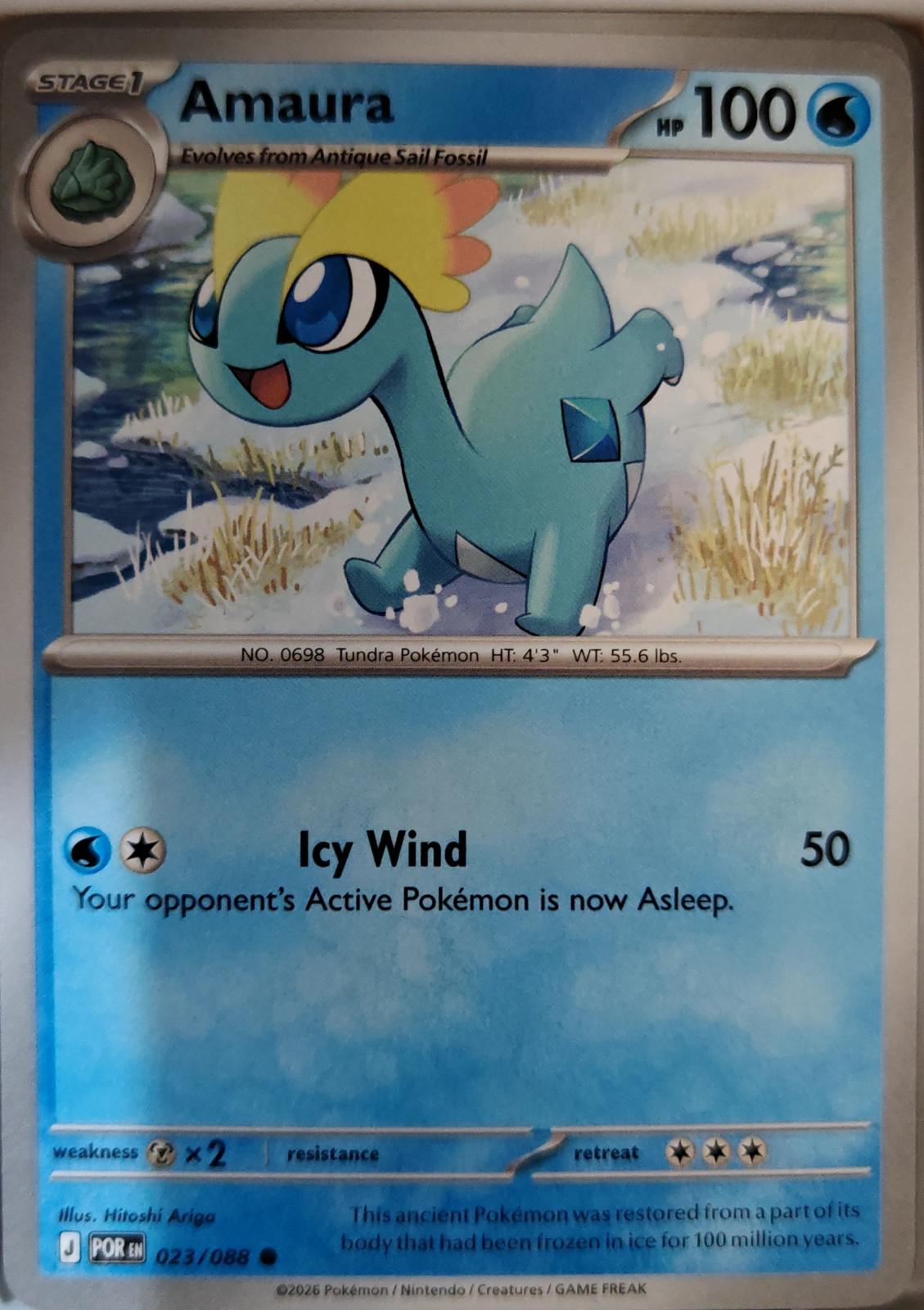 Amaura - 023/088 - - PERFECT ORDER - Pokemon - Common | AA07-34