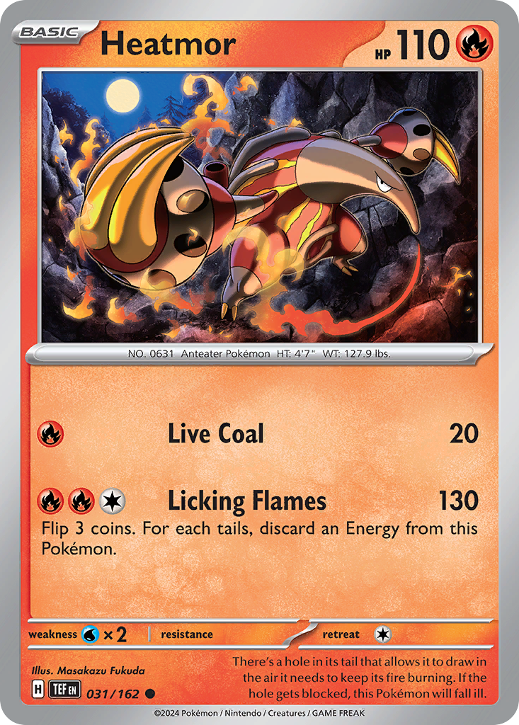 Heatmor - 031/162 - - TEMPORAL FORCES - Pokemon - Common | AA22-81