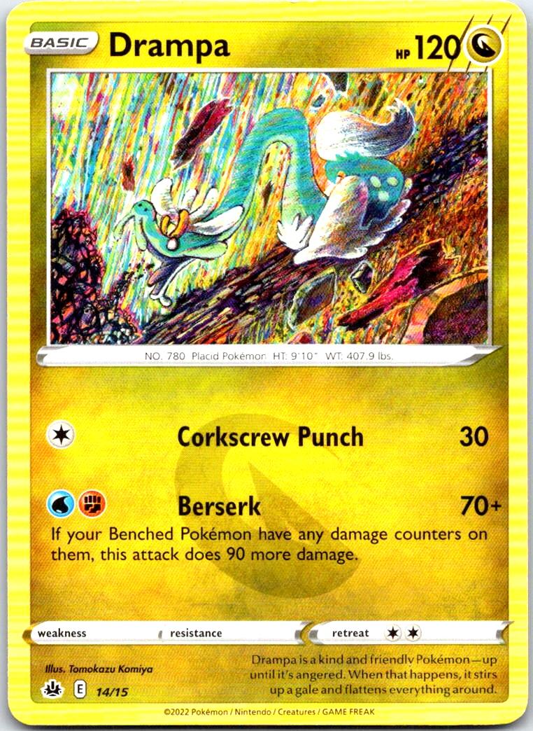 Drampa - 014/015 - - MCDONALD'S PROMOS 2022 - Pokemon - Promo | AB28-38