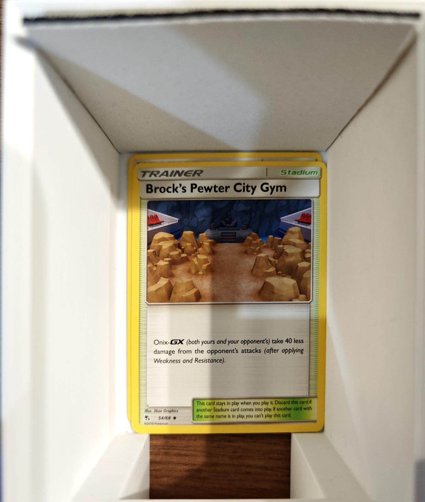 Brock's Pewter City Gym - 54/68 - - HIDDEN FATES - Pokemon - Uncommon | AA70-3