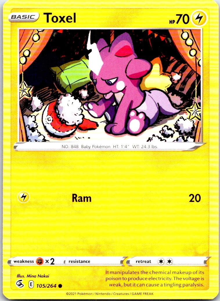 Toxel - 105/264 - - FUSION STRIKE - Pokemon - Common | AB33-40