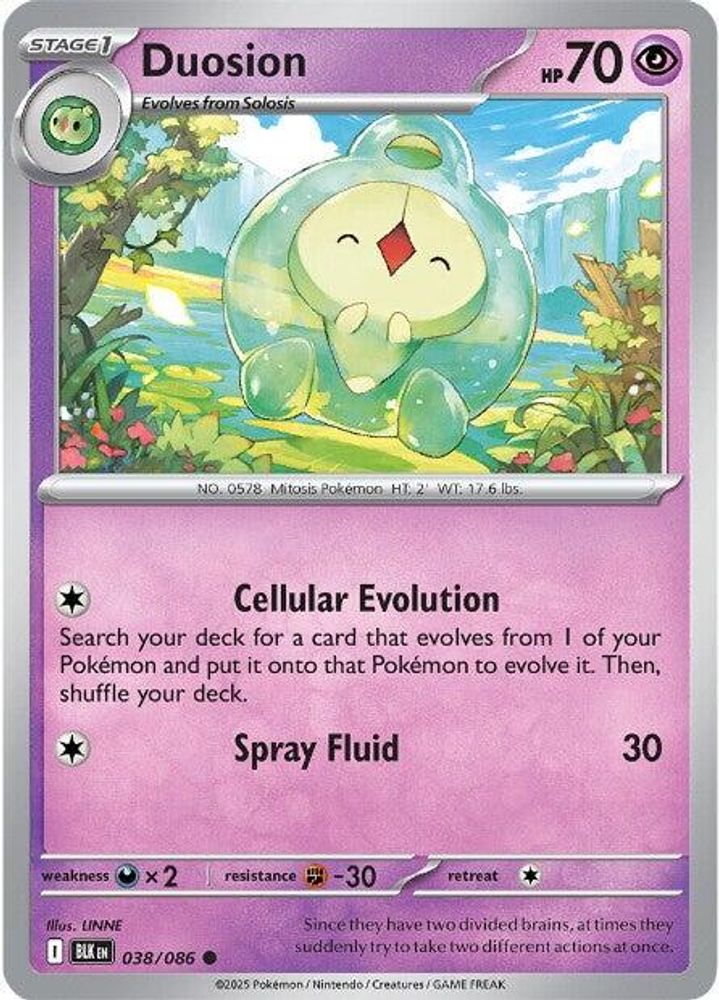 Duosion - 038/086 - - BLACK BOLT - Pokemon - Common | AA47-101