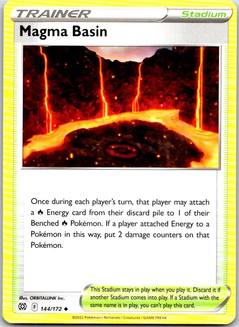 Magma Basin - 144/172 - - BRILLIANT STARS - Pokemon - Uncommon | AB13-32