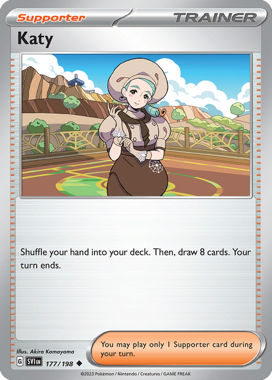 Katy - 177/198 - - SCARLET & VIOLET - Pokemon - Uncommon | AA44-77