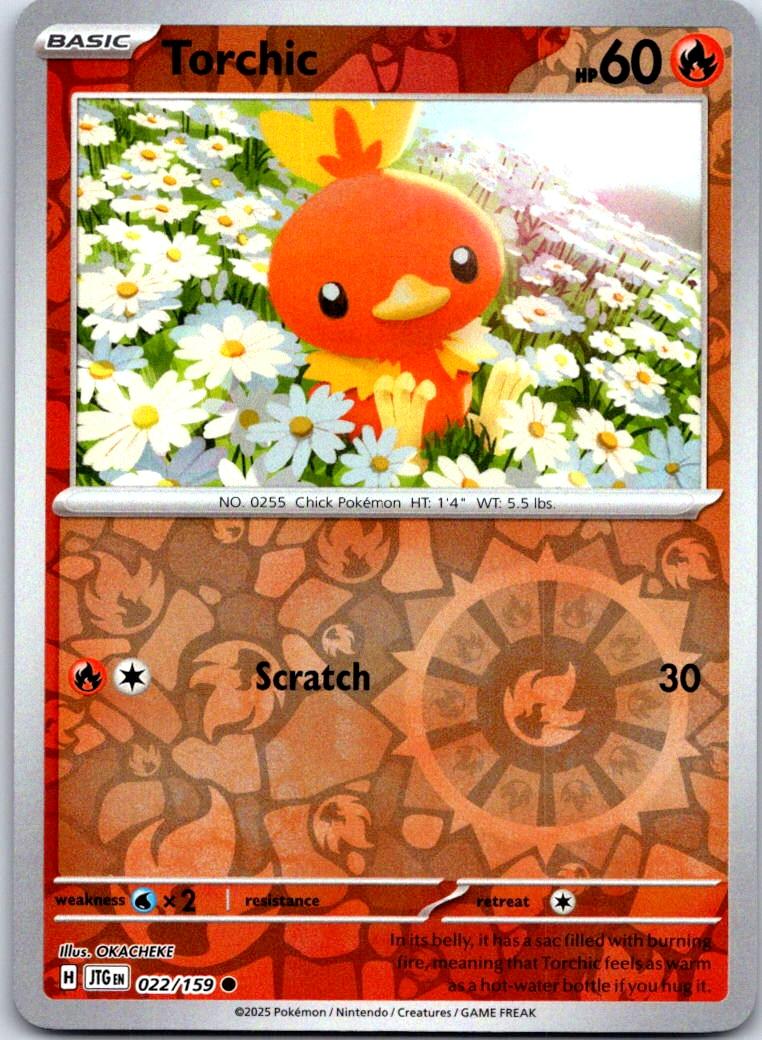 Torchic - 022/159 - Reverse Holo - JOURNEY TOGETHER - Pokemon - Common | AB02-22