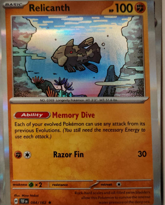 Relicanth - 84/162 - - TEMPORAL FORCES - Pokemon - Rare | AA24-15