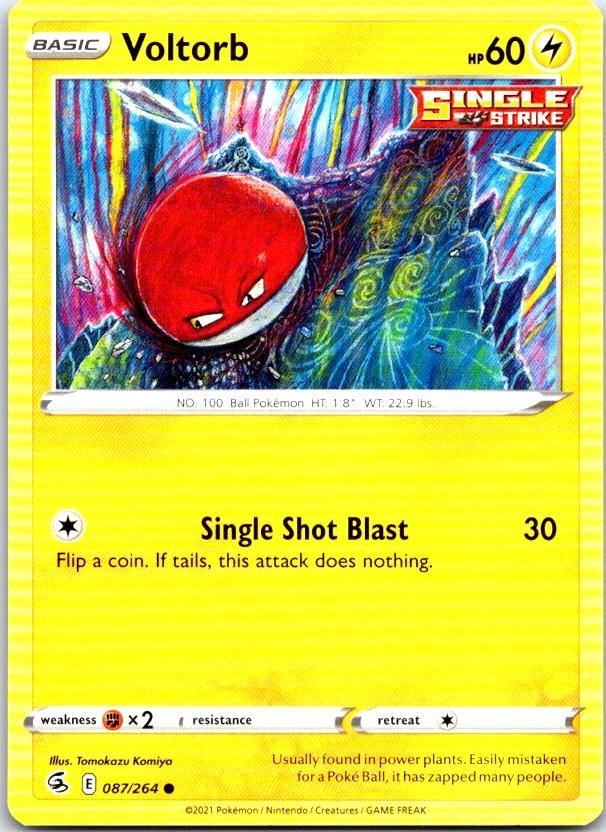 Voltorb - 087/264 - - FUSION STRIKE - Pokemon - Common | AC10-36