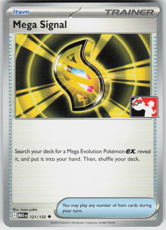 Mega Signal - 121/132 - - PRIZE PACK SERIES CARDS - Pokemon - Uncommon | AA41-49