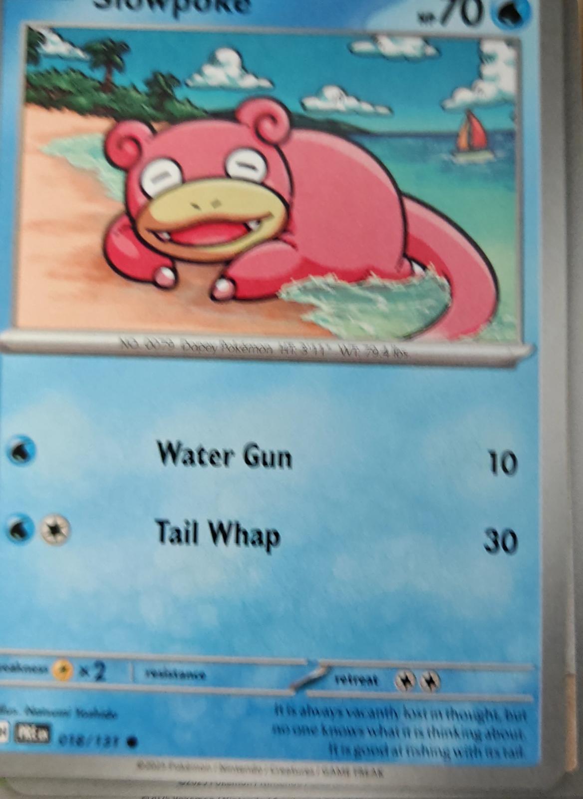 Slowpoke - 018/131 - - PRISMATIC EVOLUTIONS - Pokemon - Common | AA27-25