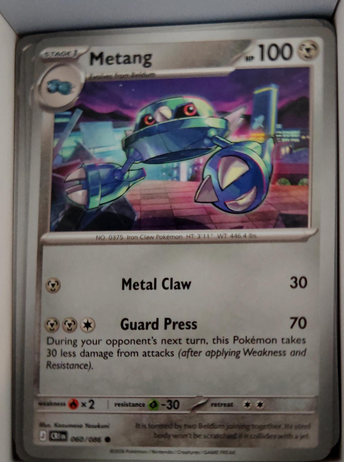 Metang - 060/086 - - CHAOS RISING - Pokemon - Common | AA47-30