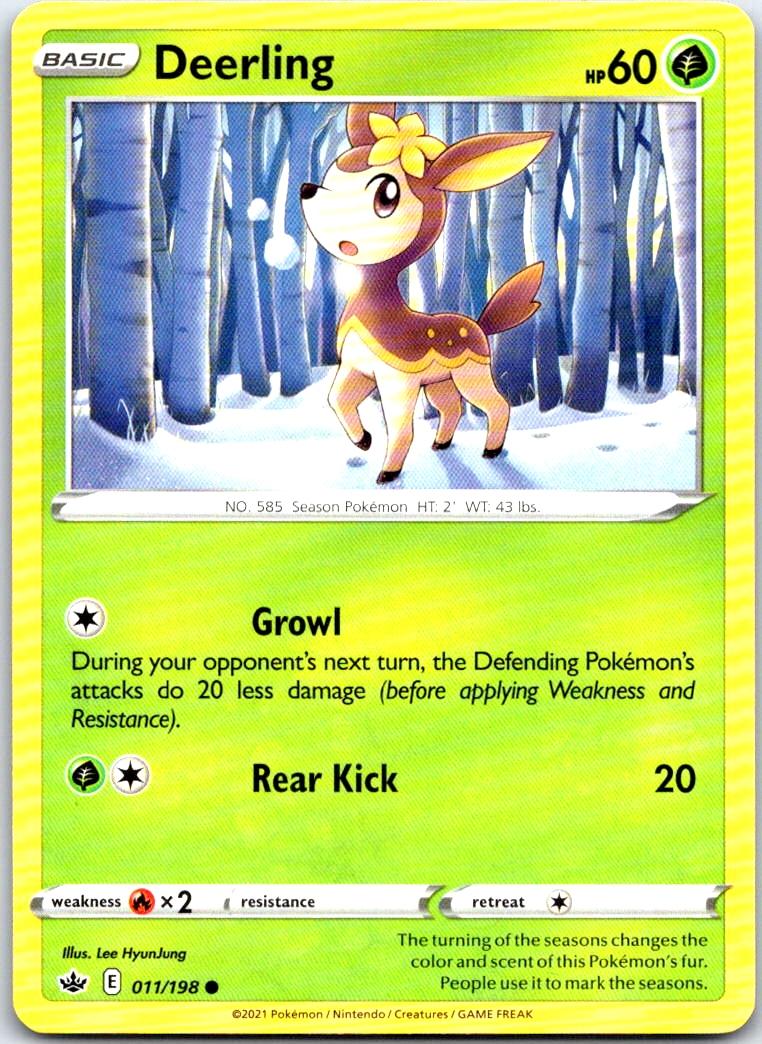 Deerling - 011/198 - - CHILLING REIGN - Pokemon - Common | AB28-45