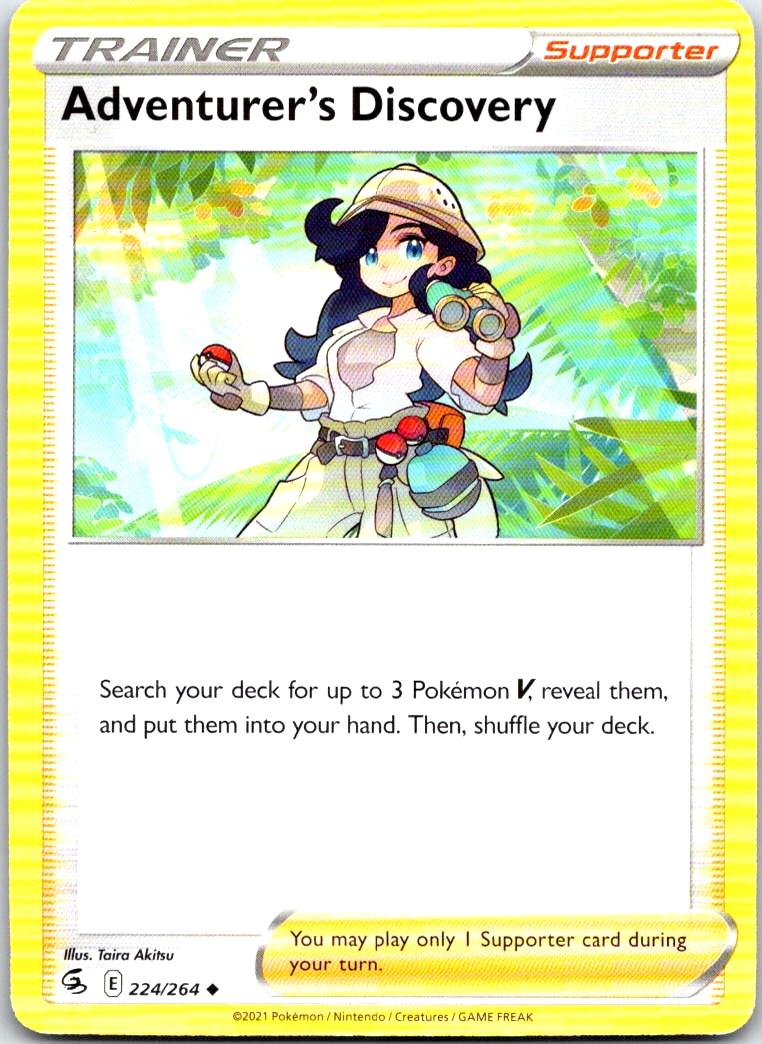 Adventurer's Discovery - 224/264 - - FUSION STRIKE - Pokemon - | AB25-44