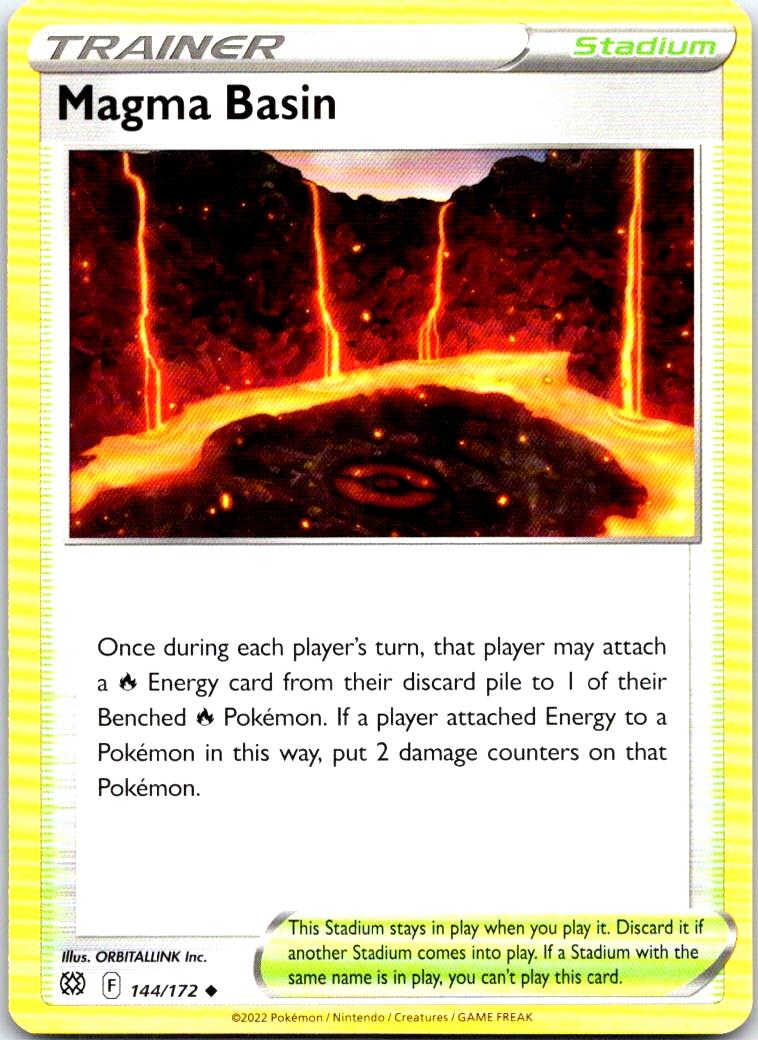 Magma Basin - 144/172 - - BRILLIANT STARS - Pokemon - Uncommon | AB15-42