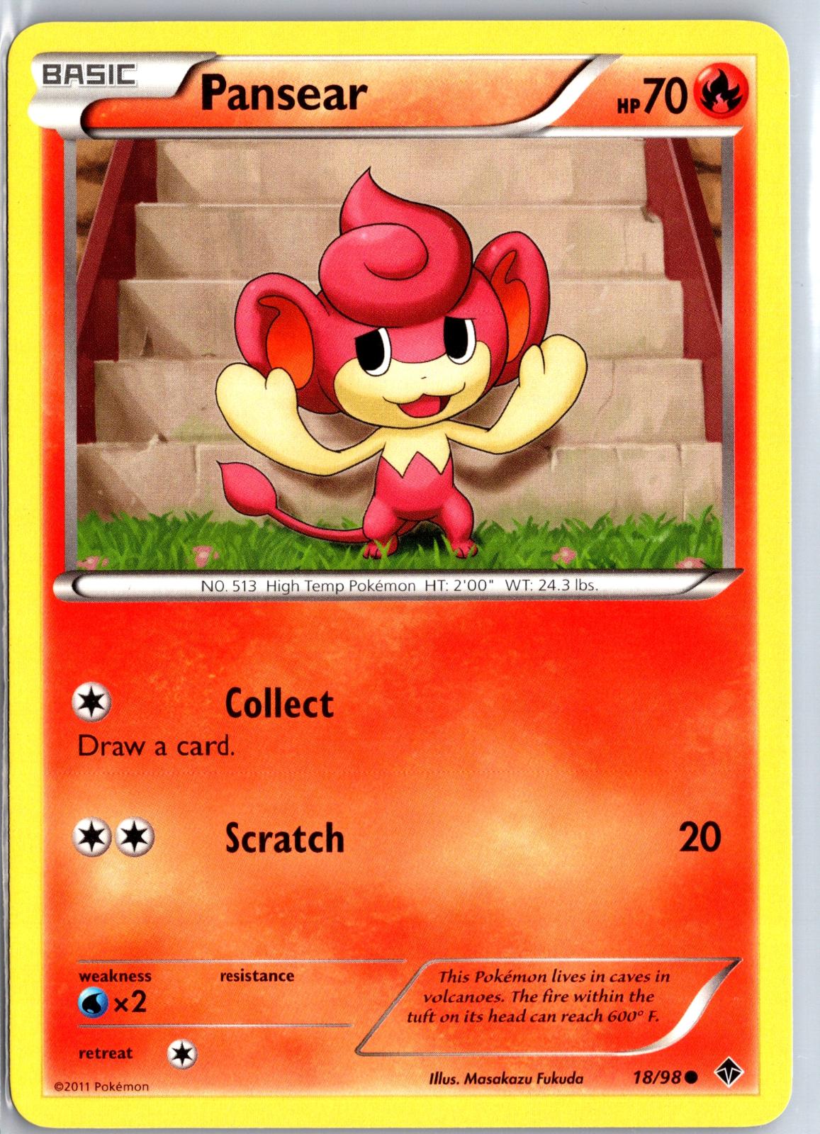 Pansear - 18/98 - - EMERGING POWERS - Pokemon - Common | AB05-7