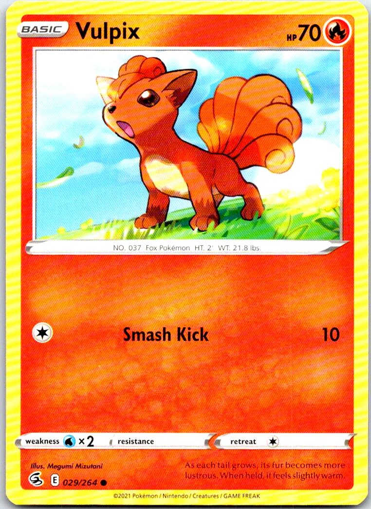 Vulpix - 029/264 - - FUSION STRIKE - Pokemon - Common | AB39-34