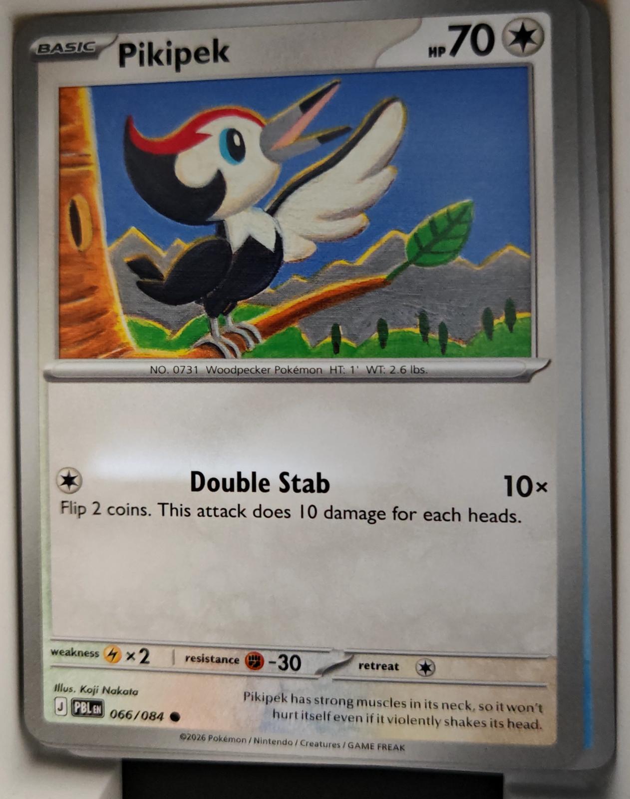 Pikipek - 066/084 - - PITCH BLACK - Pokemon - Common | AA17-30