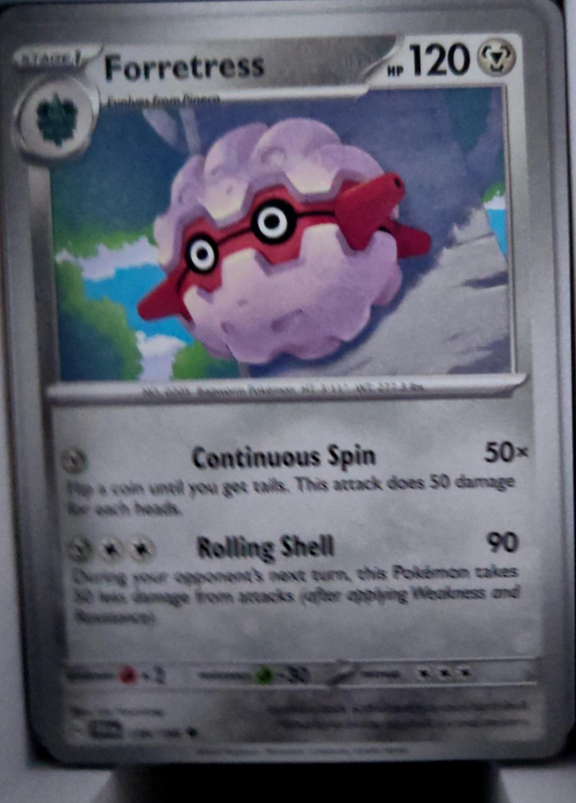 Forretress - 139/198 - - SCARLET & VIOLET - Pokemon - Uncommon | AA48-104