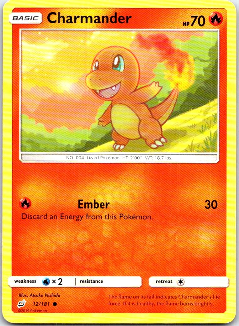 Charmander - 12/181 - - TEAM UP - Pokemon - Common | AB62-44