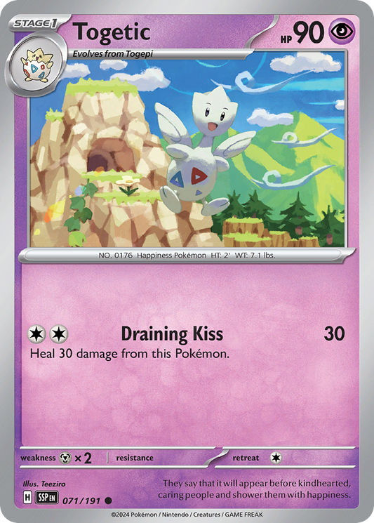 Togetic - 071/191 - - SURGING SPARKS - Pokemon - Common | AA46-44