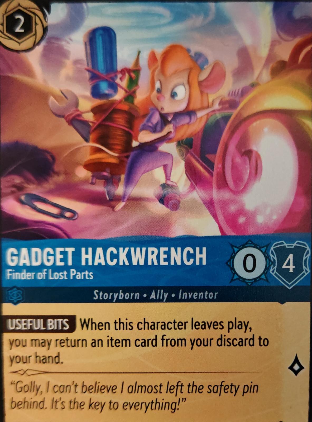 Gadget Hackwrench - Finder of Lost Parts - 147/204 - - WILDS UNKNOWN - Lorcana - | LAA03-52