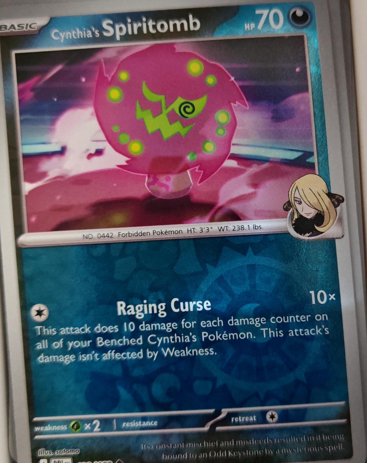 Cynthia's Spiritomb - 133/217 - - ASCENDED HEROES - Pokemon - Uncommon | AA19-29