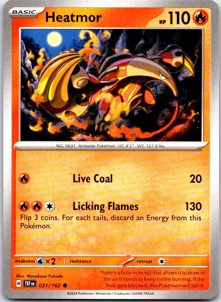 Heatmor - 031/162 - - TEMPORAL FORCES - Pokemon - Common | AB27-21